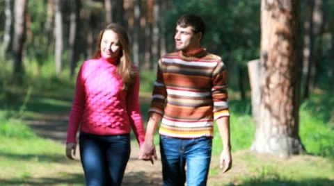 Charming couple Stock Footage