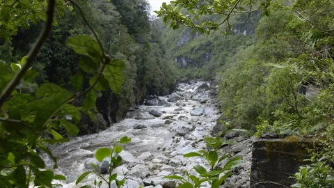 Charming Creek River Stock Footage 86511589
