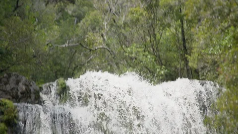 Charming Creek Waterfall #2 Stock Footage 86512787