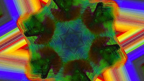 Charming distorted light transformations iridescent background. Stock Footage 112152943