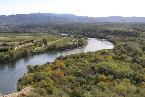 The charming Ebro Valley Stock Photos