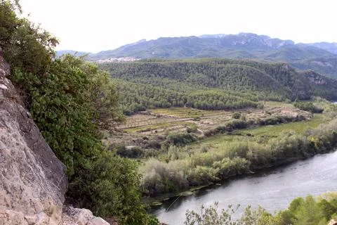 The charming Ebro Valley Stock Photos