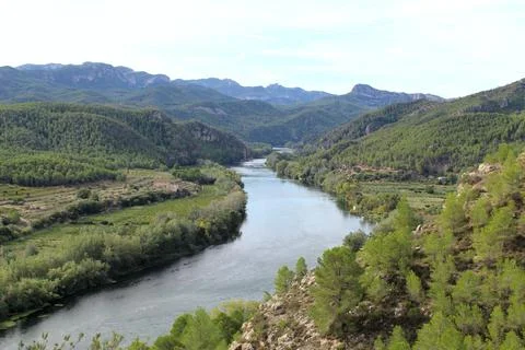 The charming Ebro Valley Stock Photos