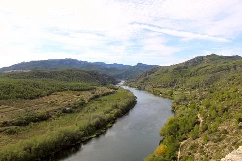 The charming Ebro Valley Stock Photos
