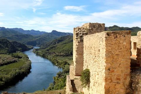 The charming Ebro Valley Stock Photos