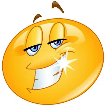 Charming emoticon Stock Illustration