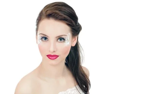 Charming face Foto stock