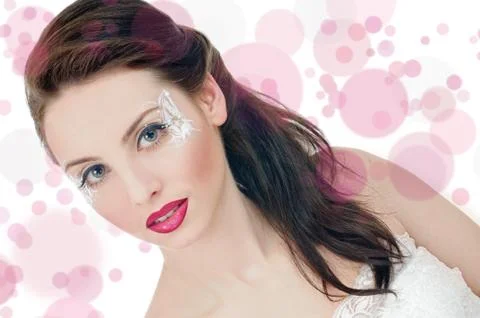 Charming face Stock Photos