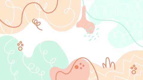 Charming floral pattern with soft pastel colors and elegant designs seamless 4k Stock Footage 293651522