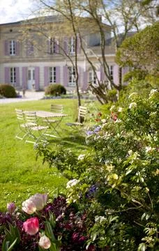 Charming garden Stock Photos