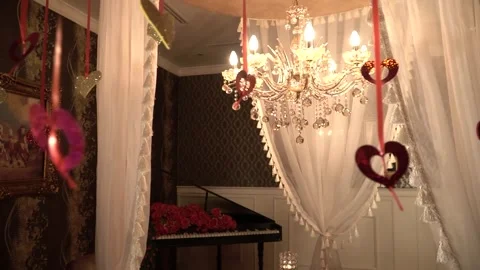 Charming Heart Decorations Stock Footage 314899291