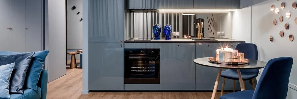 Charming kitchen interior Foto stock