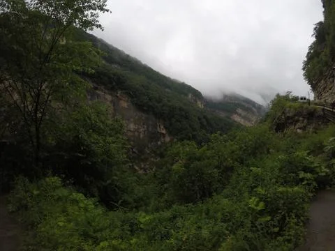 Charming mountain view Stock Photos