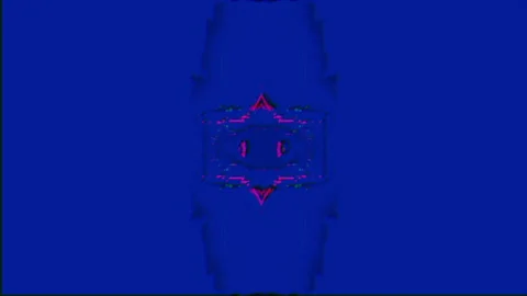 Charming pattern flare iridescent background. Looped animation. Stock Footage 143433814