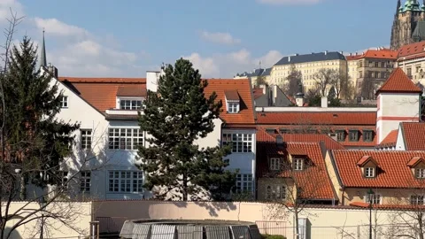 Charming Prague in Springtime. Stock video. 4K Stock Footage 237704269