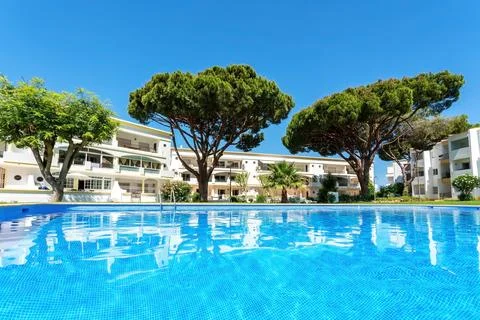 Charming seaside villa experience, Elegant Mediterranean residence with inviting Stock Photos