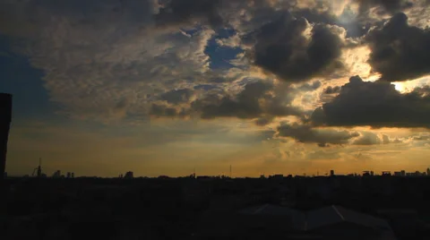 Charming of sky sunset Stock Footage 37220721