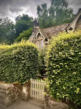 Charming Stone Cottage Foto stock