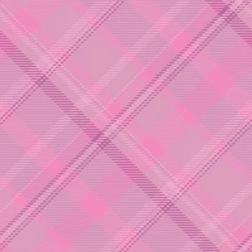 A charming, subtle pink tartan pattern with a woven texture. Ideal for backgr Stock Illustration
