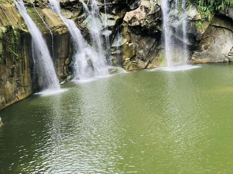 Charming waterfall Stock Photos