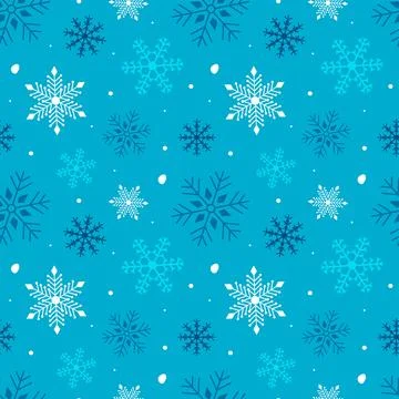 Charming Winter Seamless Pattern Design Featuring Decorative Elements in a .. Illustrazione stock
