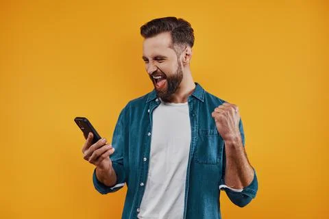 Charming young man 库存照片