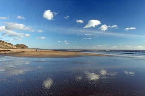 Charmouth beach Stock Photos