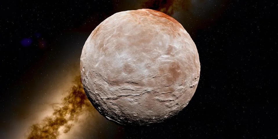 Charon Pluto Moon Stock Illustration