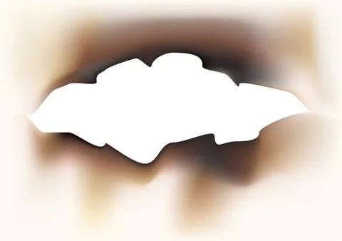 Charred paper Stock Illustration