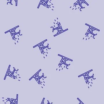 Charred tree trunk wildfire disaster line vector seamless pattern 스톡 일러스트