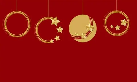 Charstmas tree ball collection set Stock Illustration