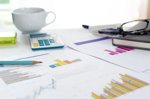 Chart and graph Stock Photos