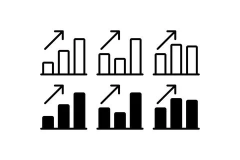 Chart and graph. Vector icon design. Illustrazione stock