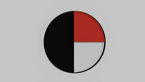 Chart and infographic elements on a light background for presenting statistic Illustrazione stock