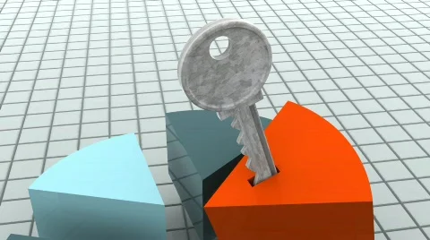 Chart and key. Stock Footage 793114