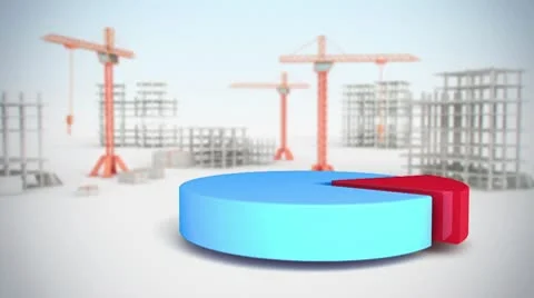 Chart on animated background Stock Footage 9130946