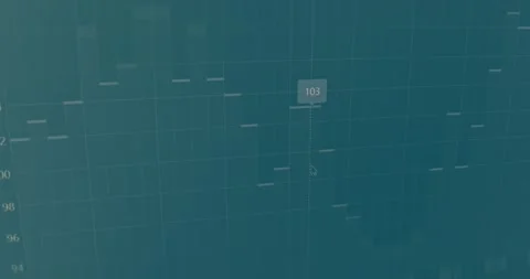 Chart with a blue background Stock Footage 321756421