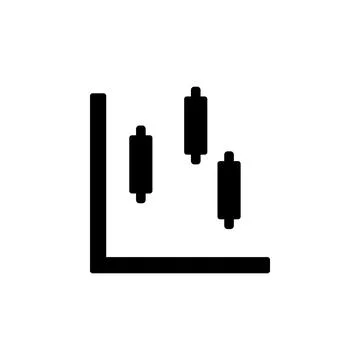 Chart box plot icon. Simple business performance icons for ui and ux, website or Ilustración de archivo