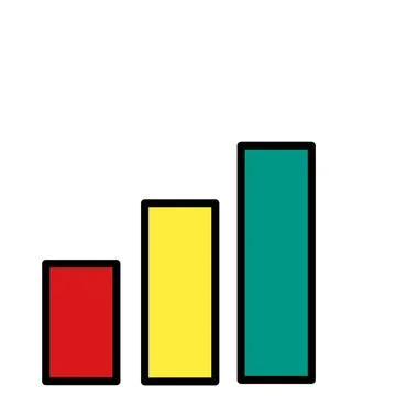 Chart for bussines Illustrazione stock