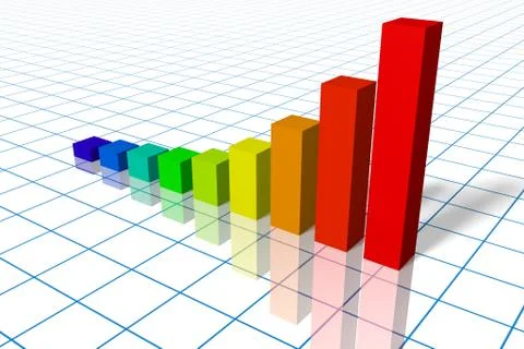 Chart concept Illustrazione stock