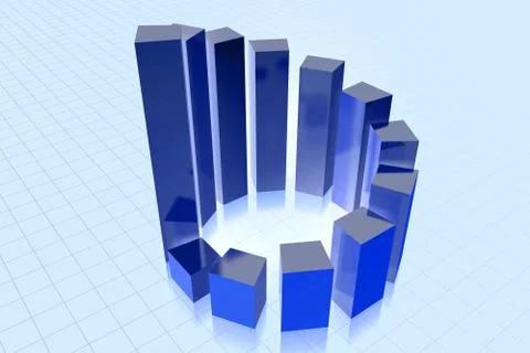 Chart concept Illustrazione stock