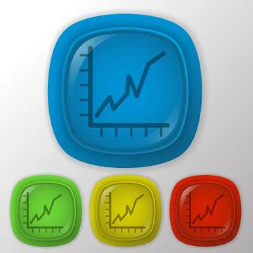 Chart diagram figure. Stock Illustration