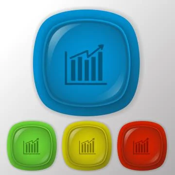Chart diagram figure. Stock Illustration