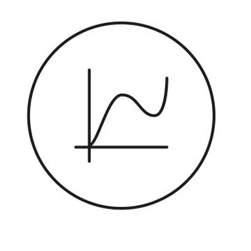 Chart, diagram. Icon Stock Illustration