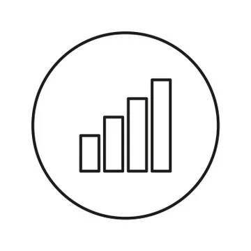 Chart, diagram. Icon Stock Illustration