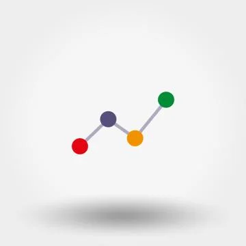Chart, diagram. Icon Stock Illustration