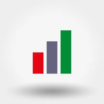 Chart, diagram. Icon Stock Illustration