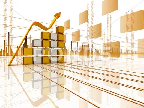 Chart, diagram Stock Illustration
