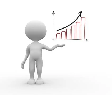 Chart financial Stock Illustration