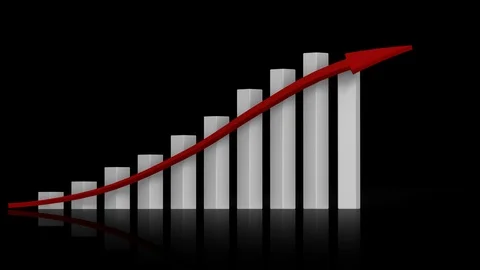 Chart Up 動画素材 116382675